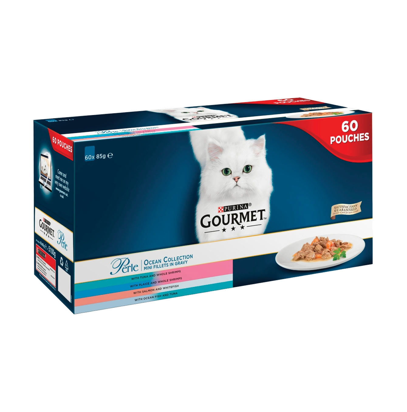 Gourmet Perle Chef's Ocean Collection In Gravy (60 x 85g)