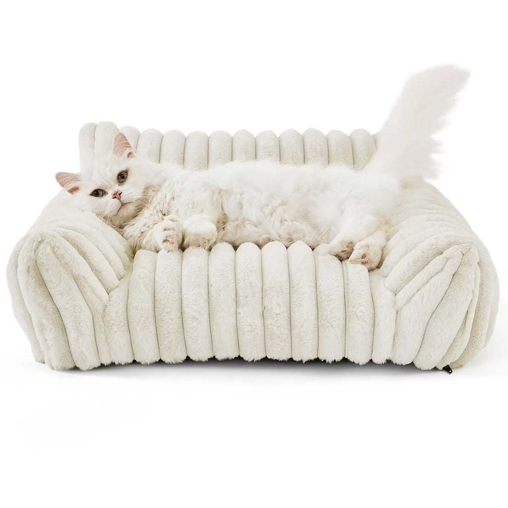 [Small Warm Sofa for Cats] Hot-selling pet cat small sofa, washable and warm for winter