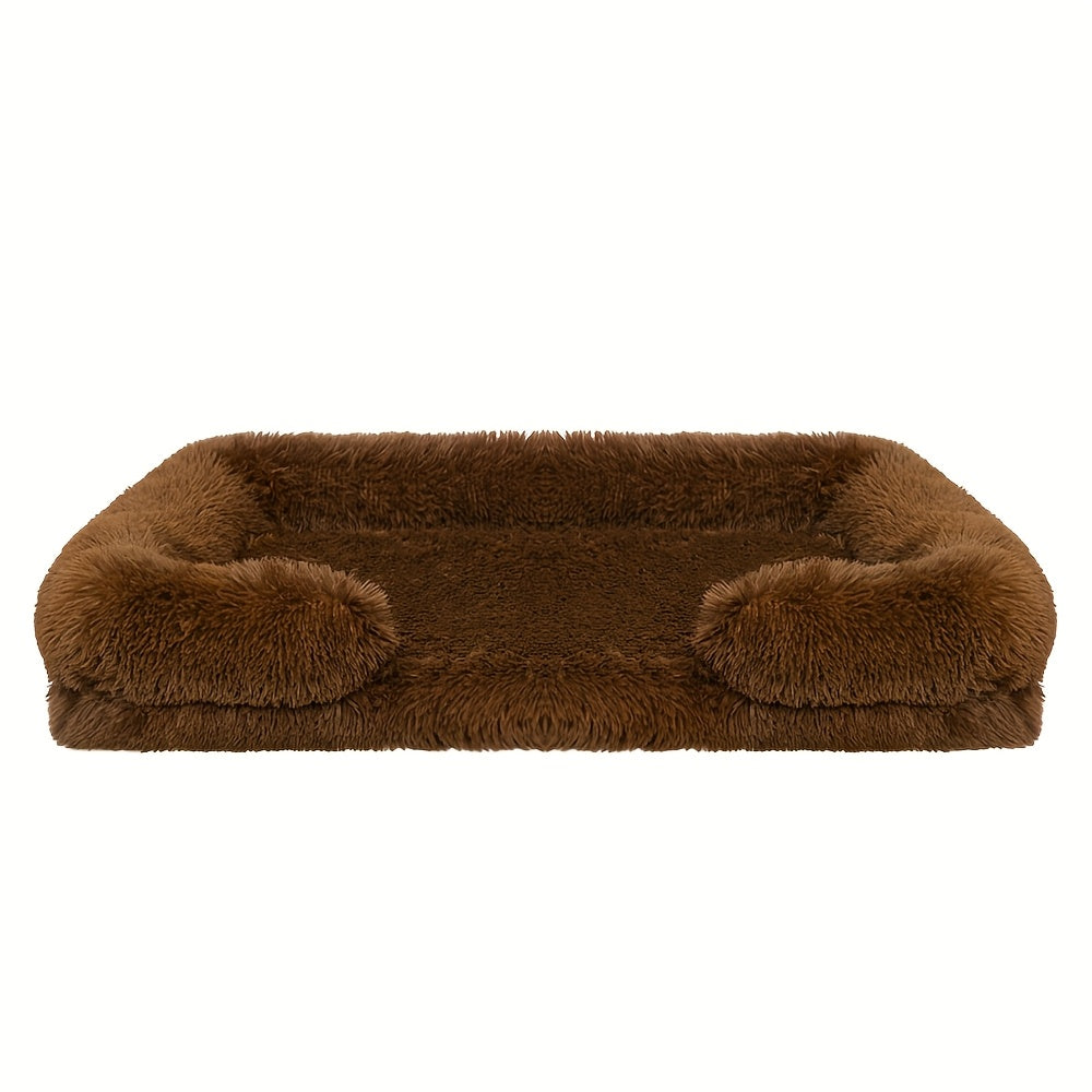 Long Plush Fully Detachable Double Layer Sofa Pet Nest