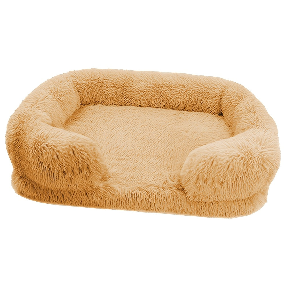 Long Plush Fully Detachable Double Layer Sofa Pet Nest