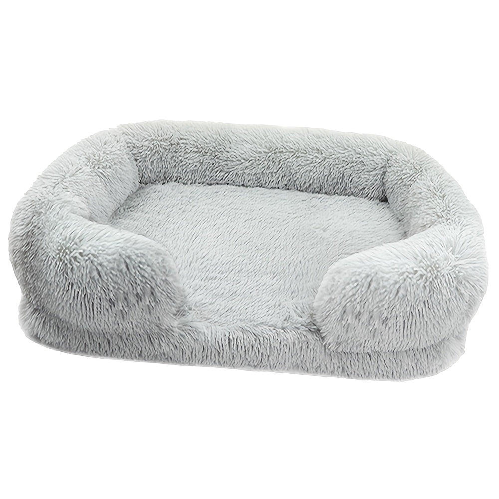 Long Plush Fully Detachable Double Layer Sofa Pet Nest