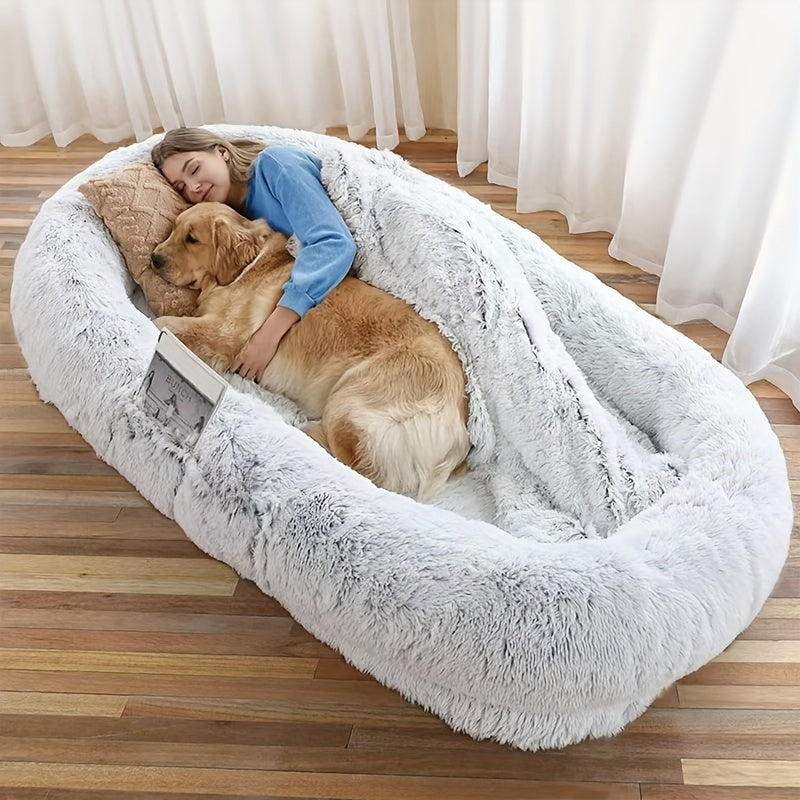 [Orthopedic Pet Bed] Extra-Large Orthopedic Memory Foam Pet Bed | Four-Season Design, Plush Dog House, Washable, Assembled, Suitable for Cats And Dogs, Providing Warmth And Comfort