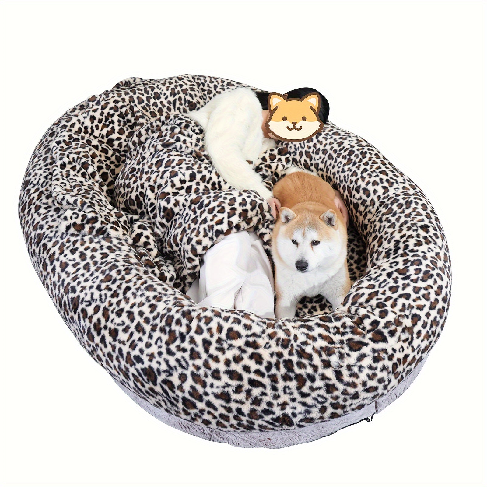 72"x43"x11" Extra-Large Plush Bean Bag Chair - Soft Fleece, Removable Blanket & Pillow, Easy-Clean, Perfect for Relaxing & Sleeping, Brown