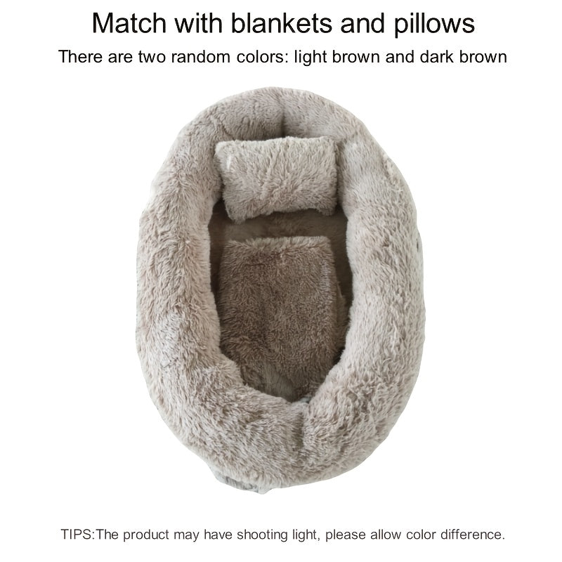 [Orthopedic Pet Bed] Extra-Large Orthopedic Memory Foam Pet Bed | Four-Season Design, Plush Dog House, Washable, Assembled, Suitable for Cats And Dogs, Providing Warmth And Comfort