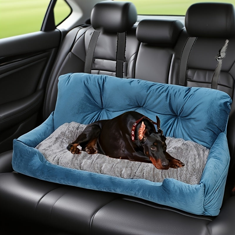1pc Fashionable Pet Car Bed, Suitable for Cats And Dogs, Super Soft And Comfortable, Suitable for All Seasons. 5 Colors Available. Removable And Machine Washable. Suitable for Small, Medium And Large Cats And Dogs. The Best Gift for Pet Lovers.
