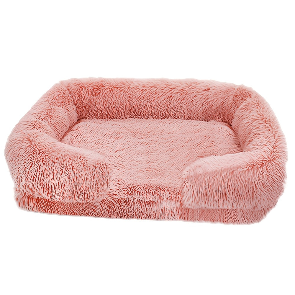 Long Plush Fully Detachable Double Layer Sofa Pet Nest